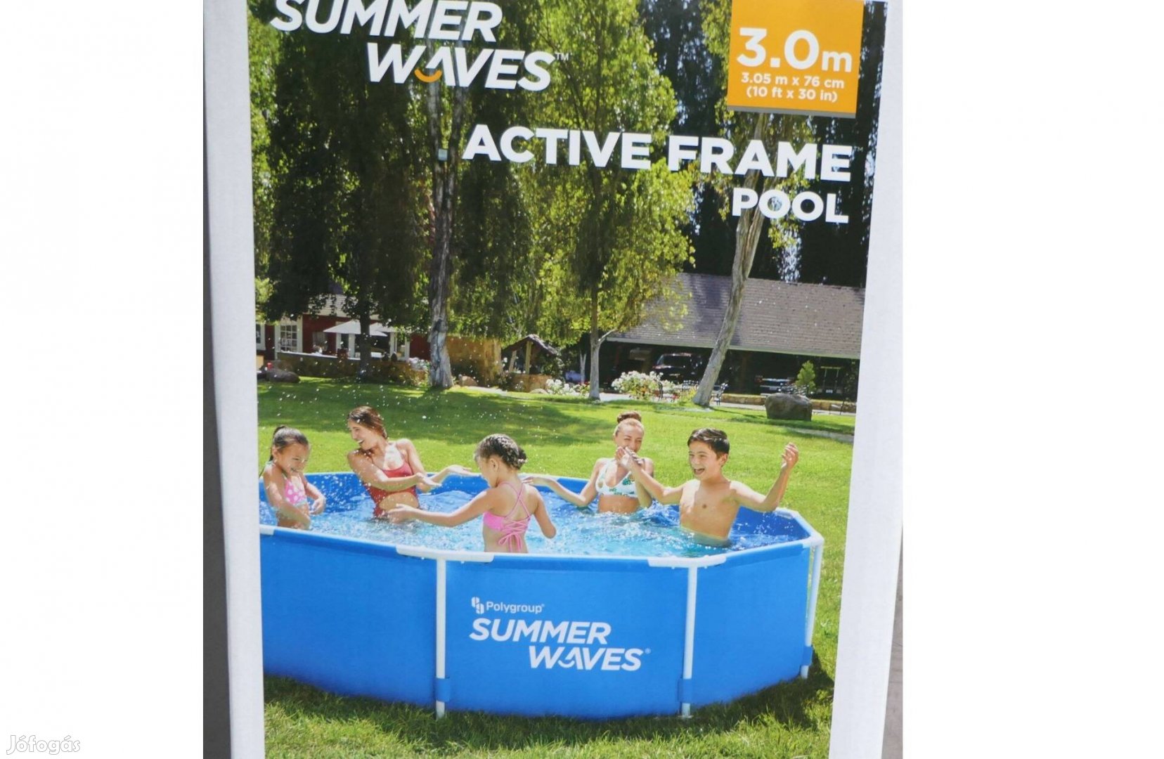 Új! Summer 305x76cm fémvázas medence vízforgatóval