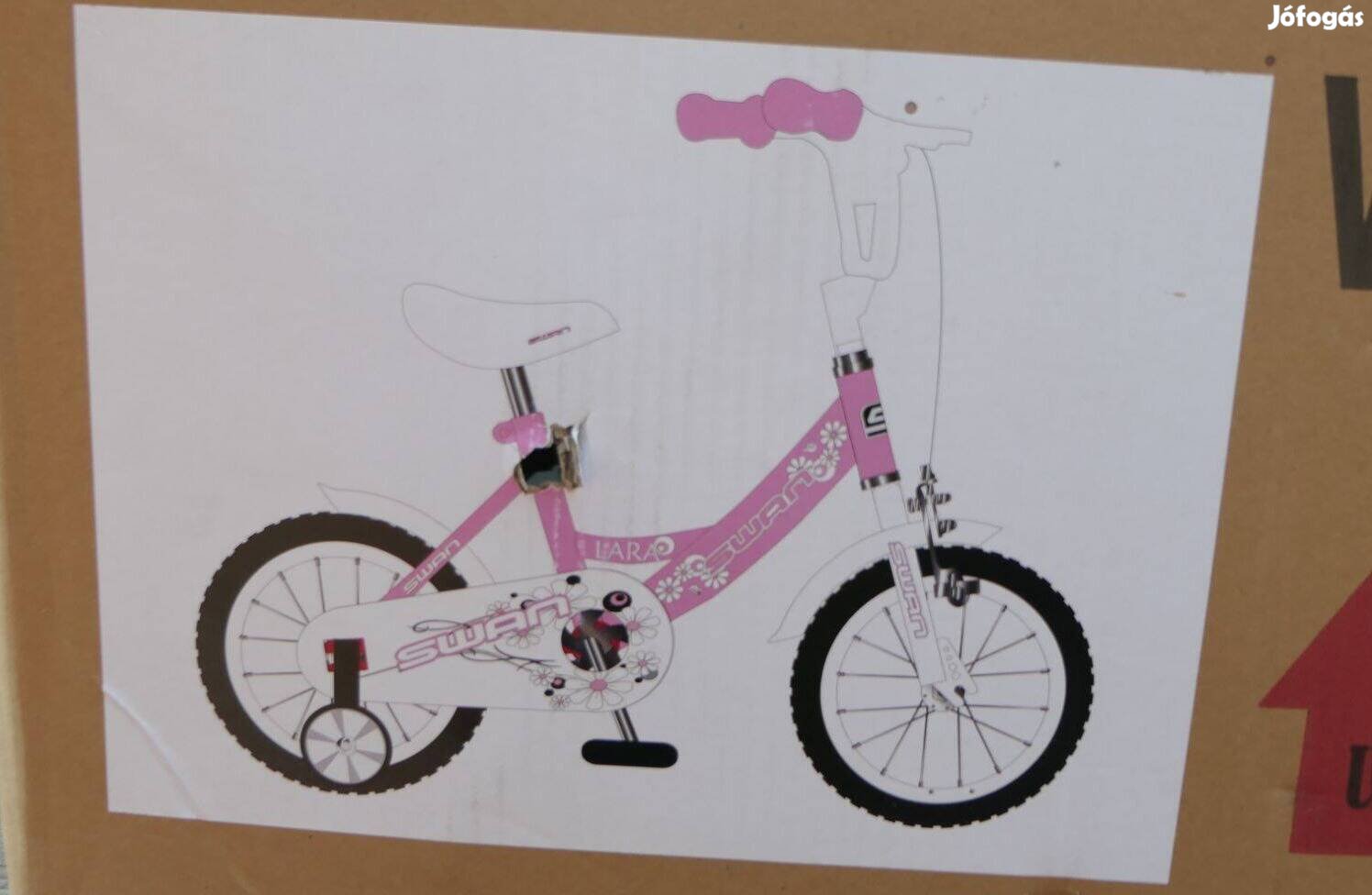 Új! Swan Lara 12-es lány kerékpár 12" bicikli