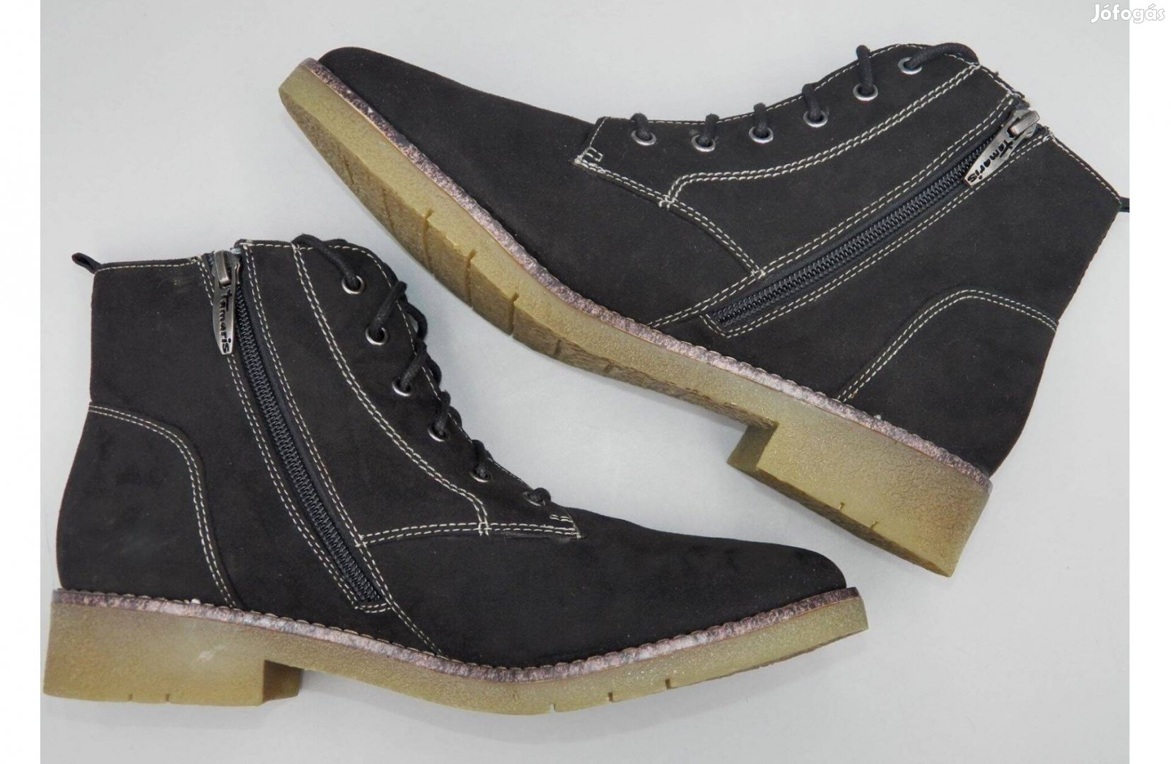 Új! Tamaris vékonyan bélelt átmeneti bakancs, 40 -es