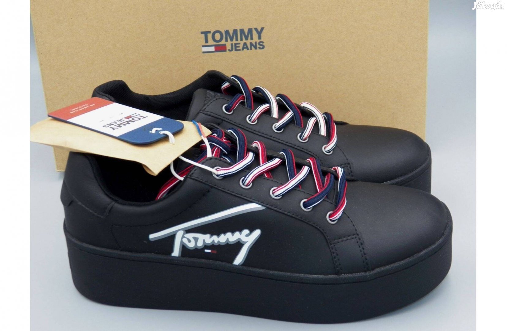 Új! Tommy Hilfiger magastalpú cipő, 41 -es