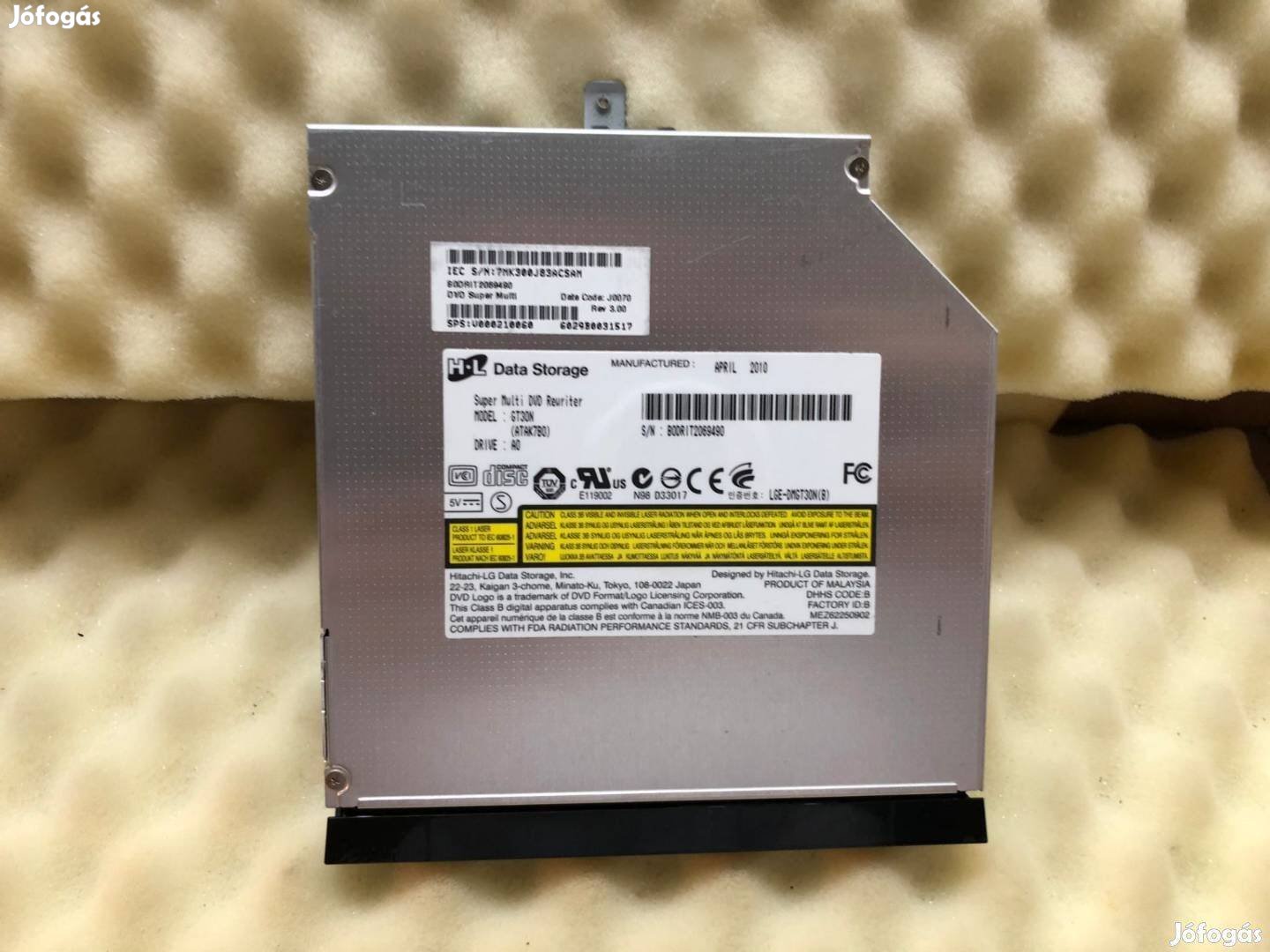 Új! Toshiba C655 C655D L650 L655 dvd komplett bontott V000210060