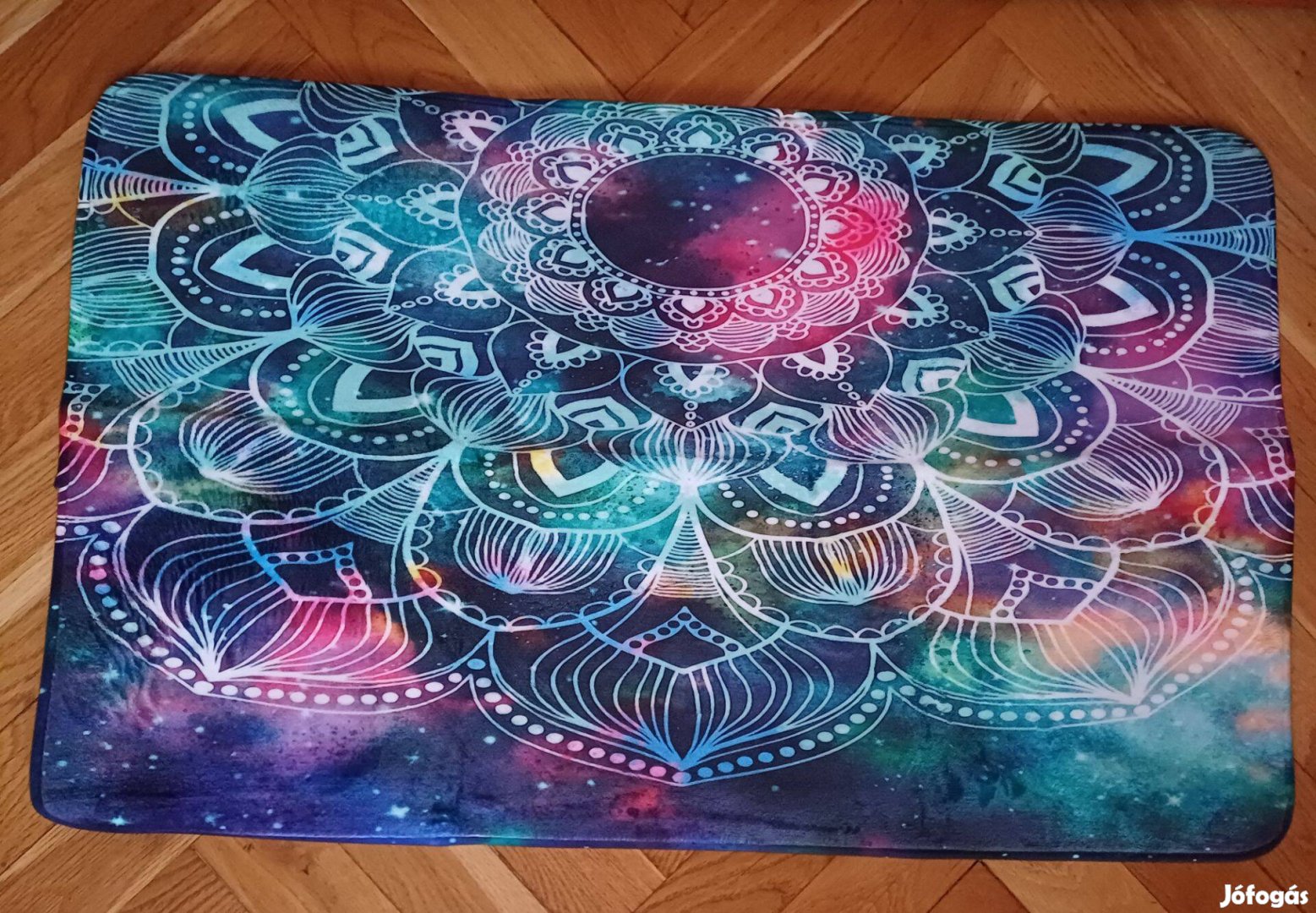 Új! Türkiz, pink Mandala szőnyeg 80x50cm