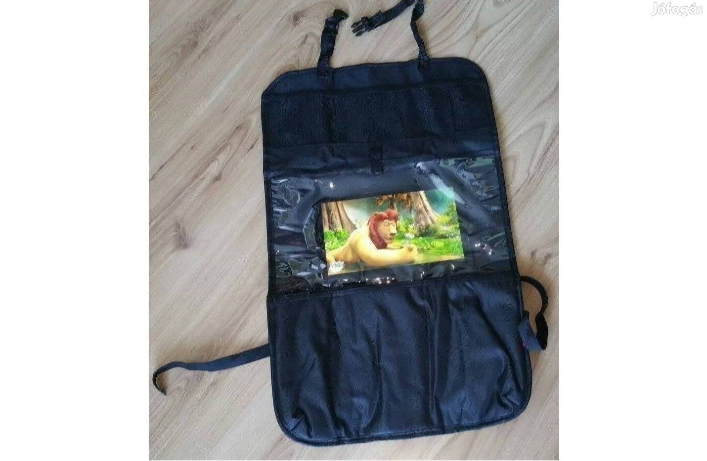 Új! Ülésvédő Háttámlavédő ipad és tablet tartó! Játéktároló! Hőtárolós