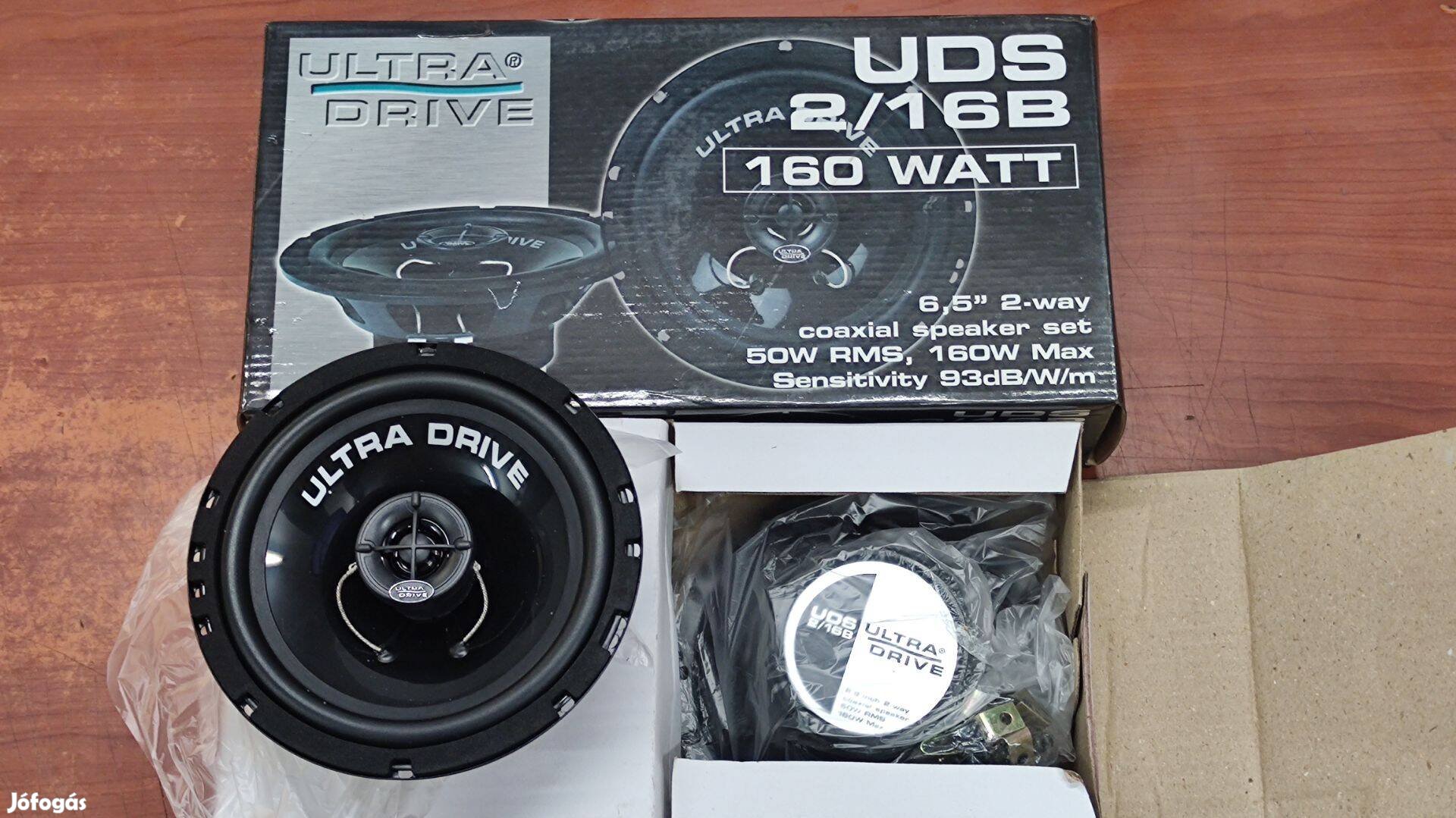 Új, Ultra Drive UDS 160W 2 utas 16,5cm hangszóró szett