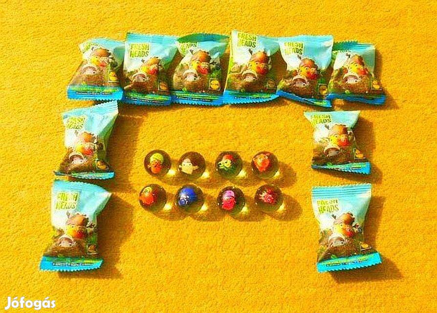 Új, Üveggolyó - Fresh Heads Lidl - (16 db)