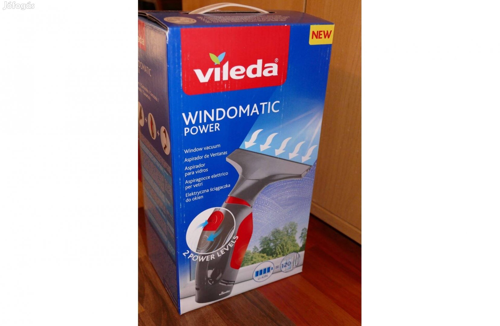 Új! Vileda Windomatic Power elektromos akkus ablaktisztító