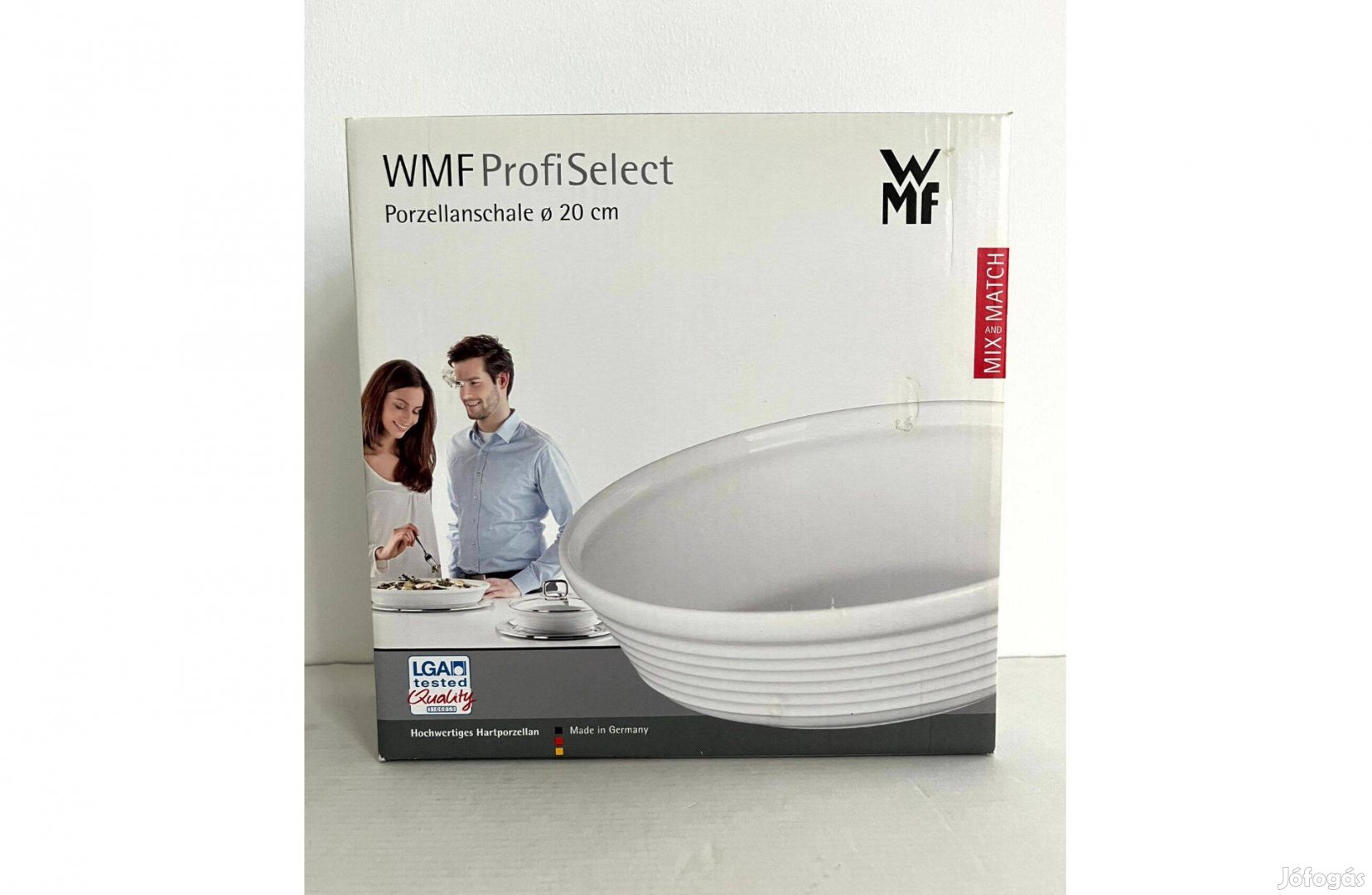 Új, WMF Profiselect porcelán tál, 20cm