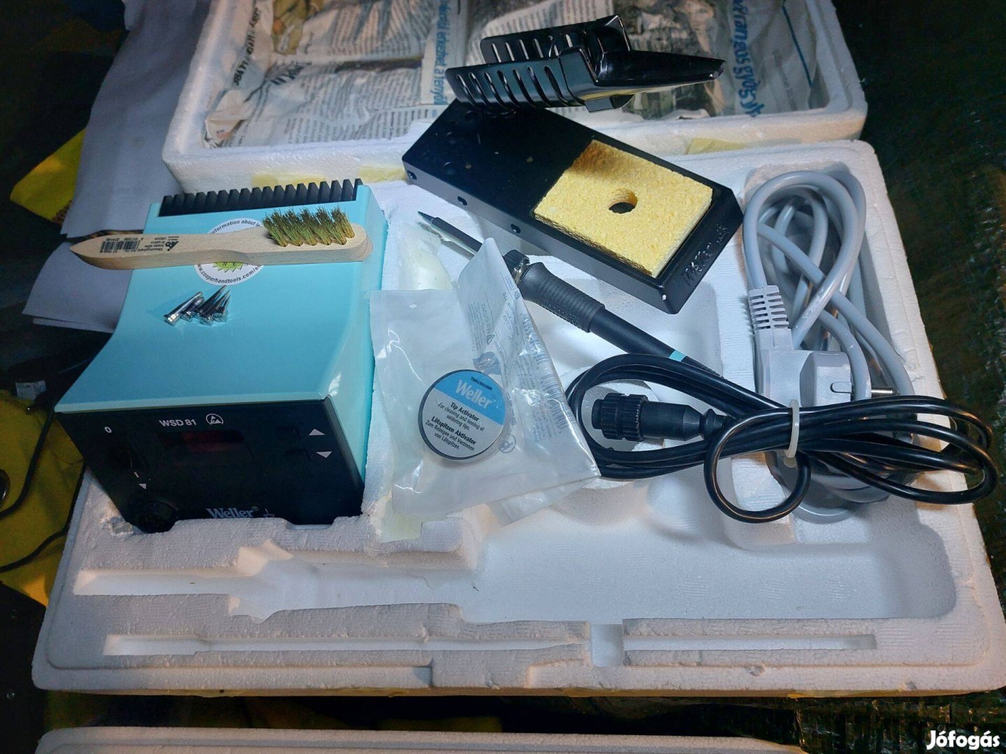 Új, Weller Wsd 81 forrasztó állomás csomag