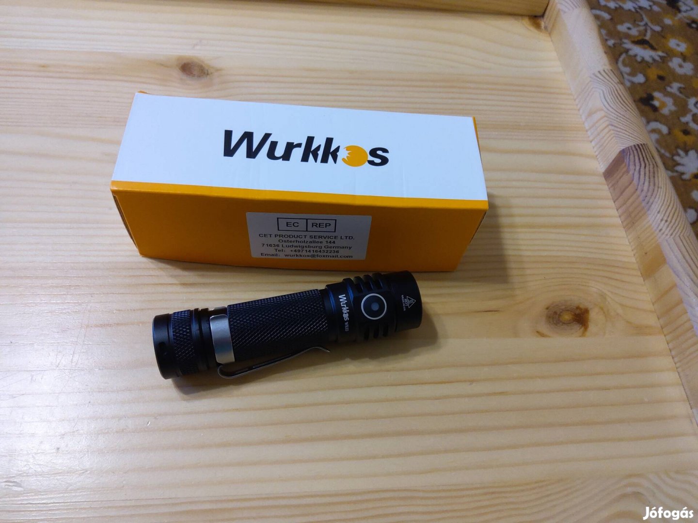 Új! Wurkkos WK03 SST40 1800 Lumen USB-C zseblámpa