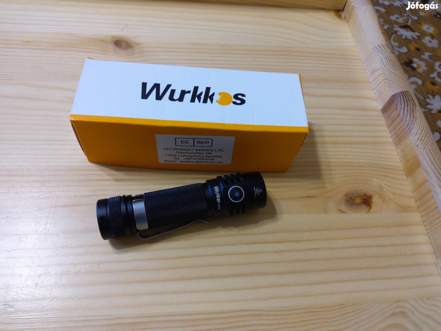 Új! Wurkkos WK03 SST40 1800 lumen USB-C led zseblámpa