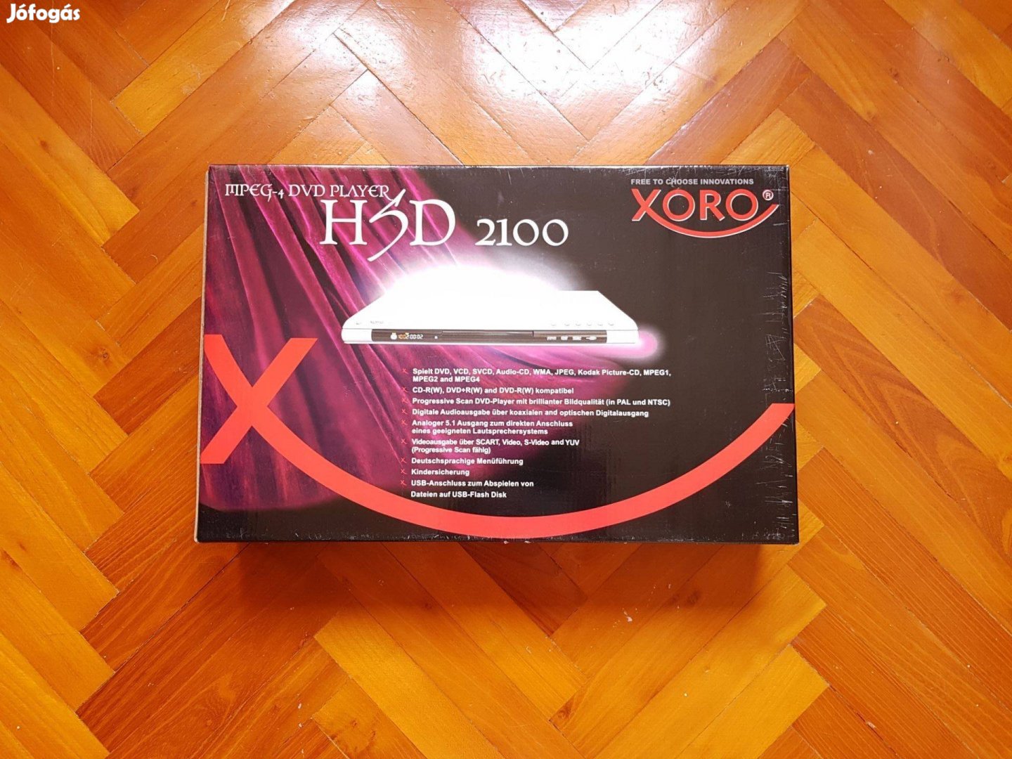 Új, Xoro HSD 2100 Silver Dvd lejátszó