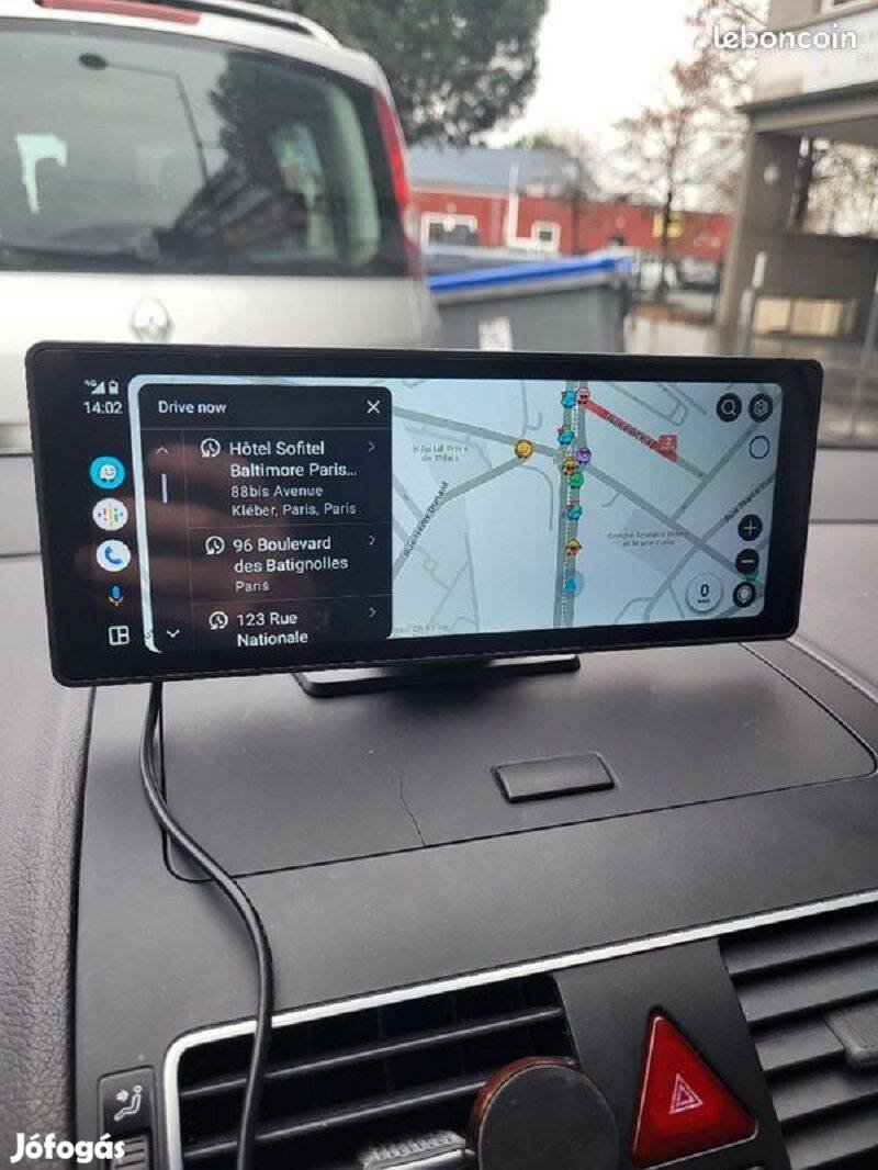 Új - 10,26" vezeték nélküli GPS Carplay, Android Auto, FM, Spotify