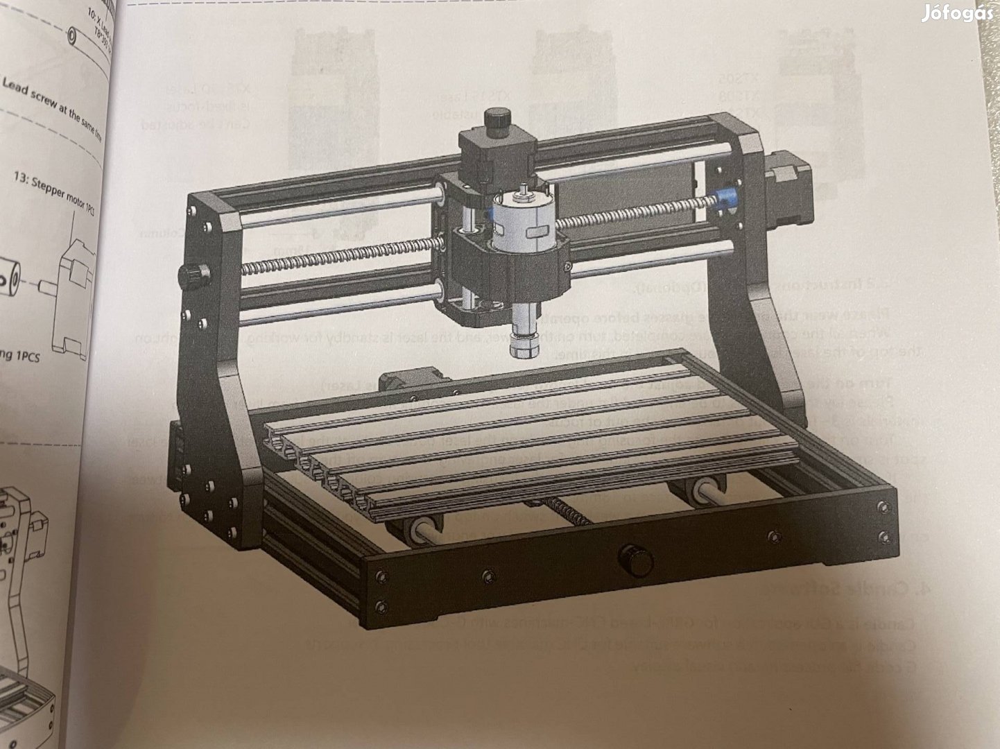 Új - 3018 Pro Wifi-s CNC lézergravírozó vágó 5500mW-os lézerrel