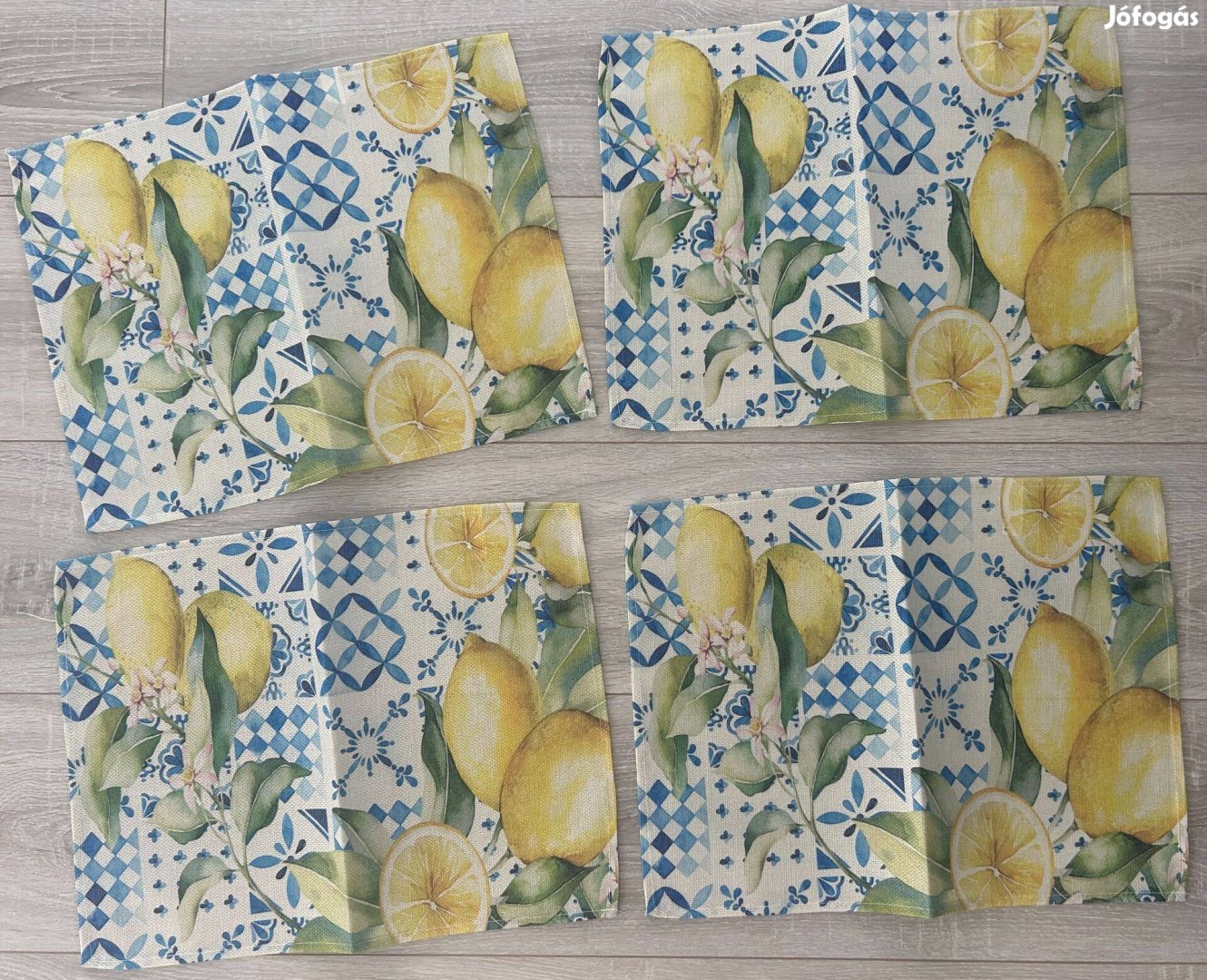 Új - 4 db-os citromos alátét