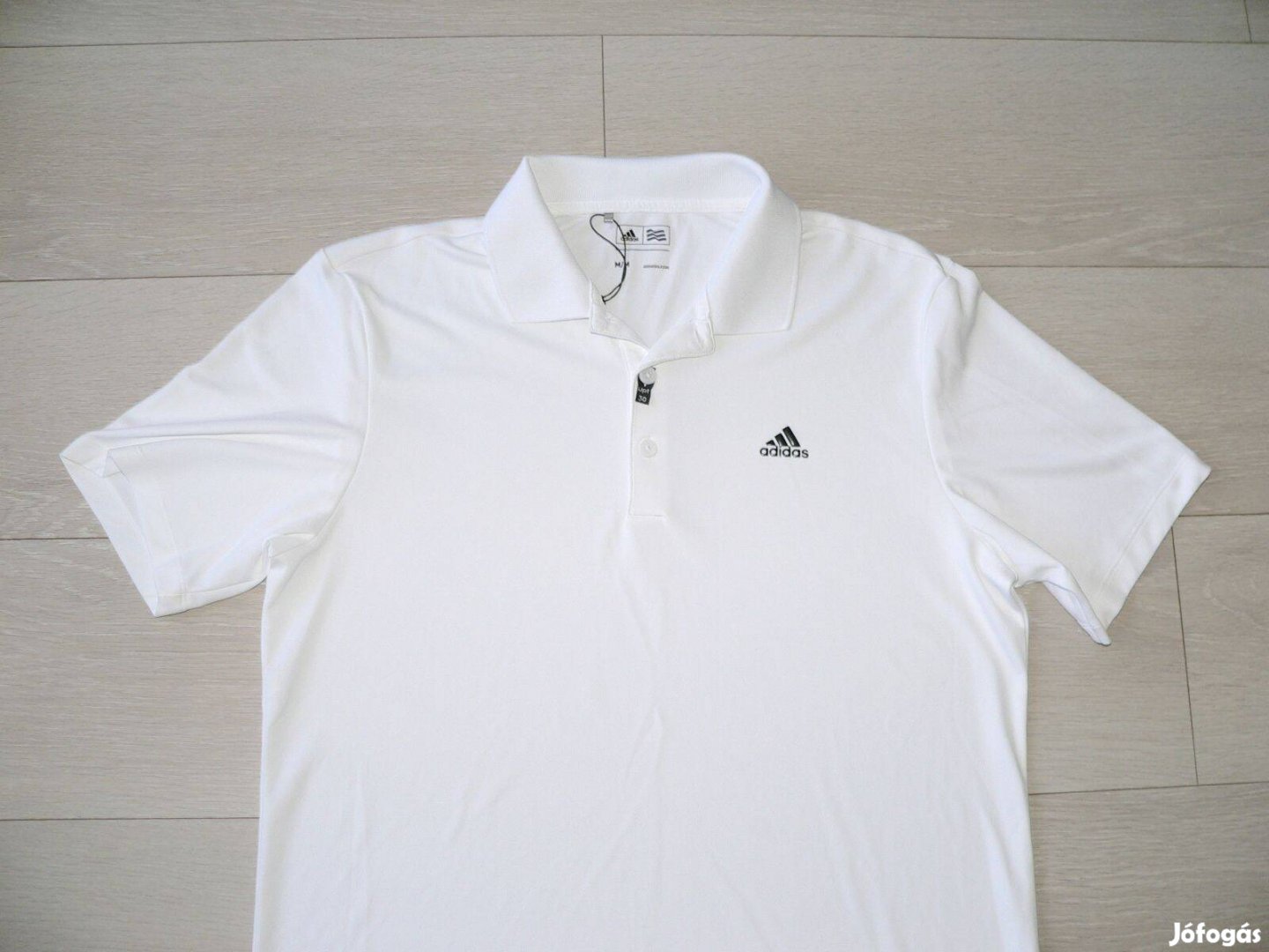 Új - Adidas Golf rövid ujjú galléros póló (M)