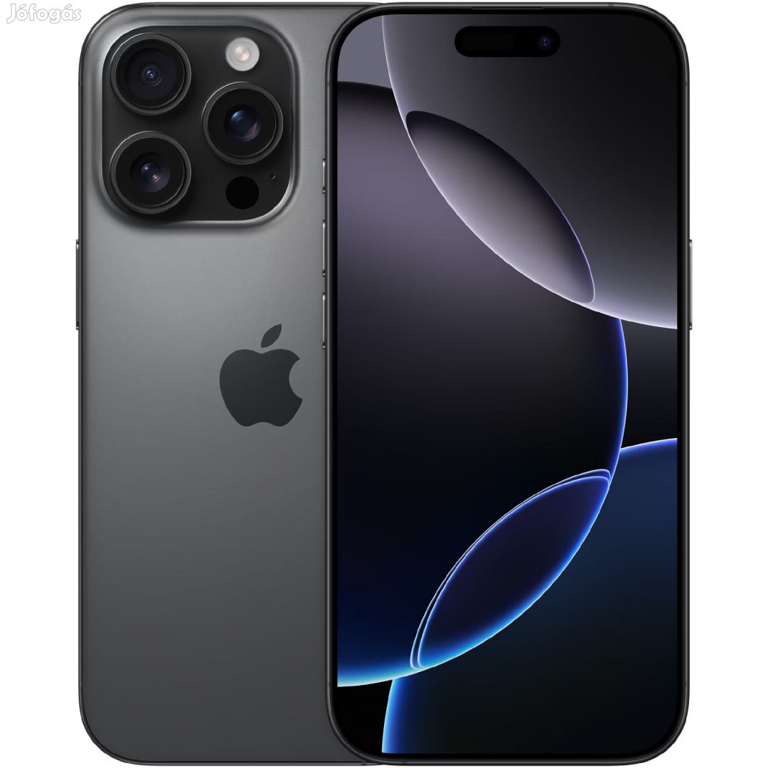 Új - Apple iPhone 16 Pro (1TB)  - Akku: 100% - Szín: Fekete Titán