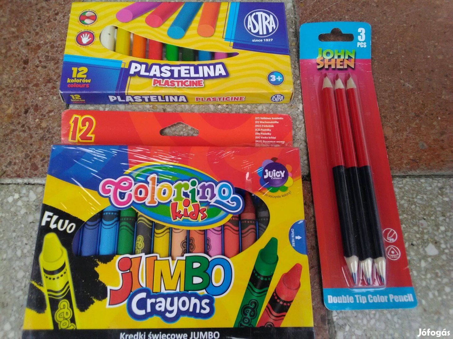 Új - Colorino Kids zsírkréta, gyurma, postairón ceruza