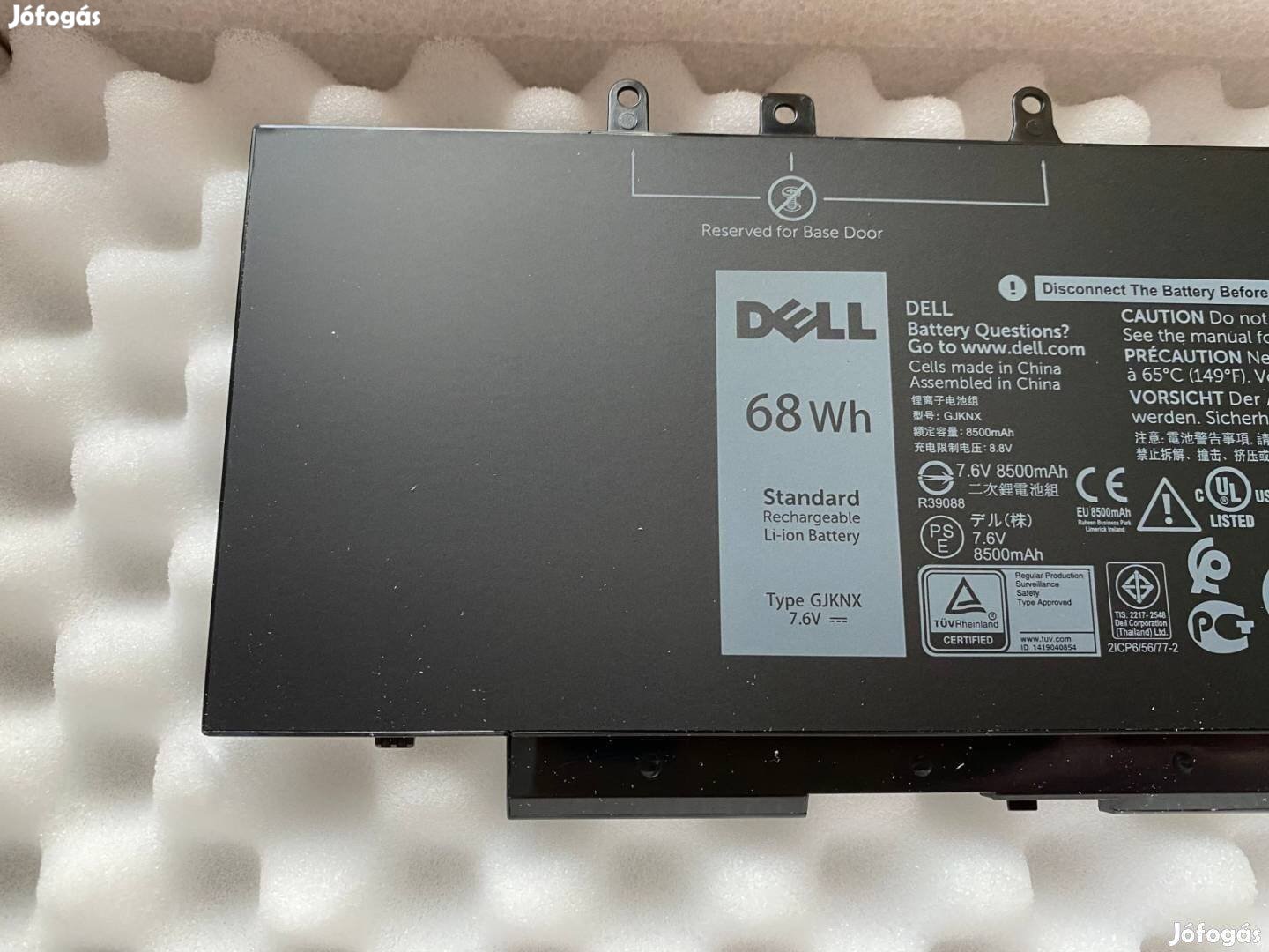 Új - Dell Latitude 5490 5590 5290 gyári akkumulátor Fpt1C Gjknx 0Fpt1C