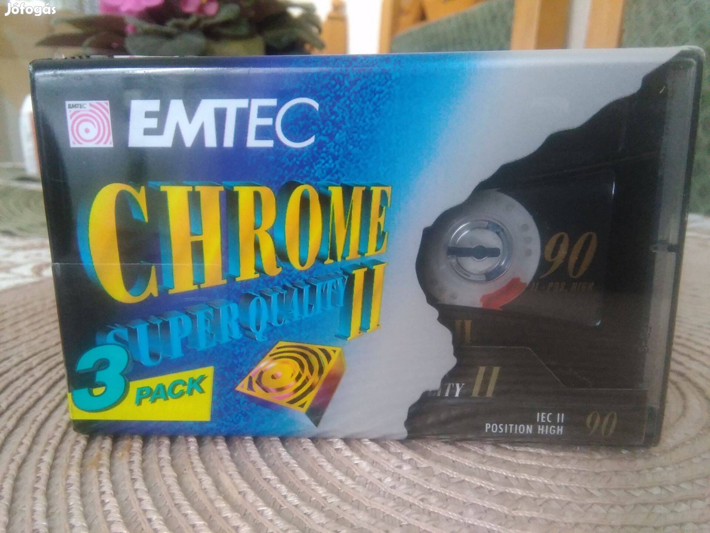 Új - Emtec (BASF) Chrome S.Q II 90 - Kazetta -