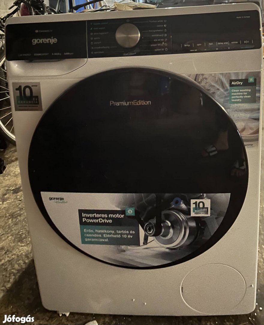 Új!!!Gorenje Wns1X4Artwifi Elöltöltős mosógép