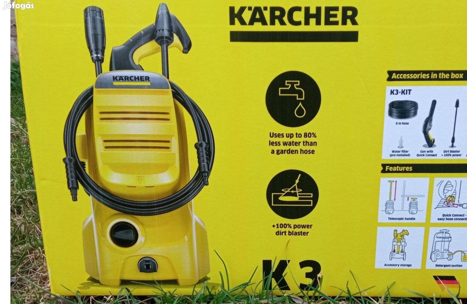 Új ! Karcher K3 + Car Kit magasnyomású mosó sterimo
