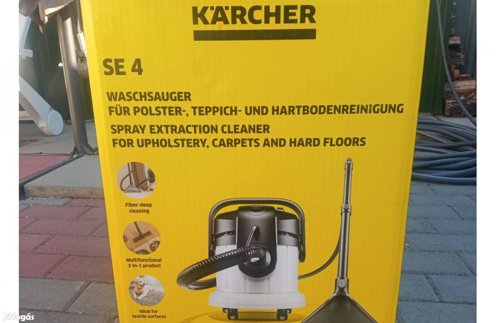 Új ! Karcher SE4 Szőnyegtisztító Takarítógép porszívó