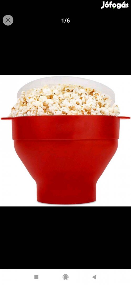 Új - Mikrohullámú sütőben használható popcorn készítő