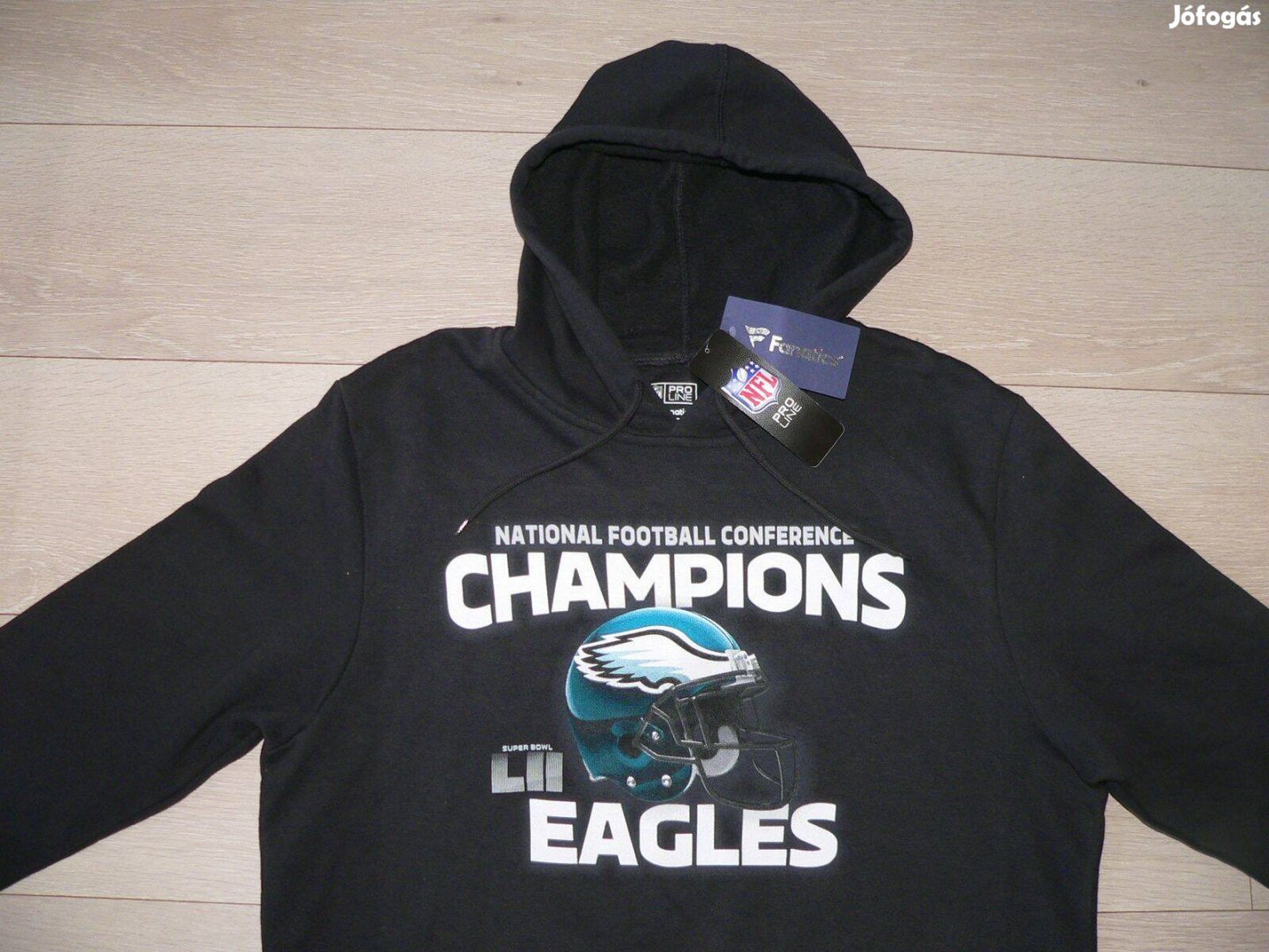Új - NFL Philadelphia Eagles kapucnis pulóver (L)