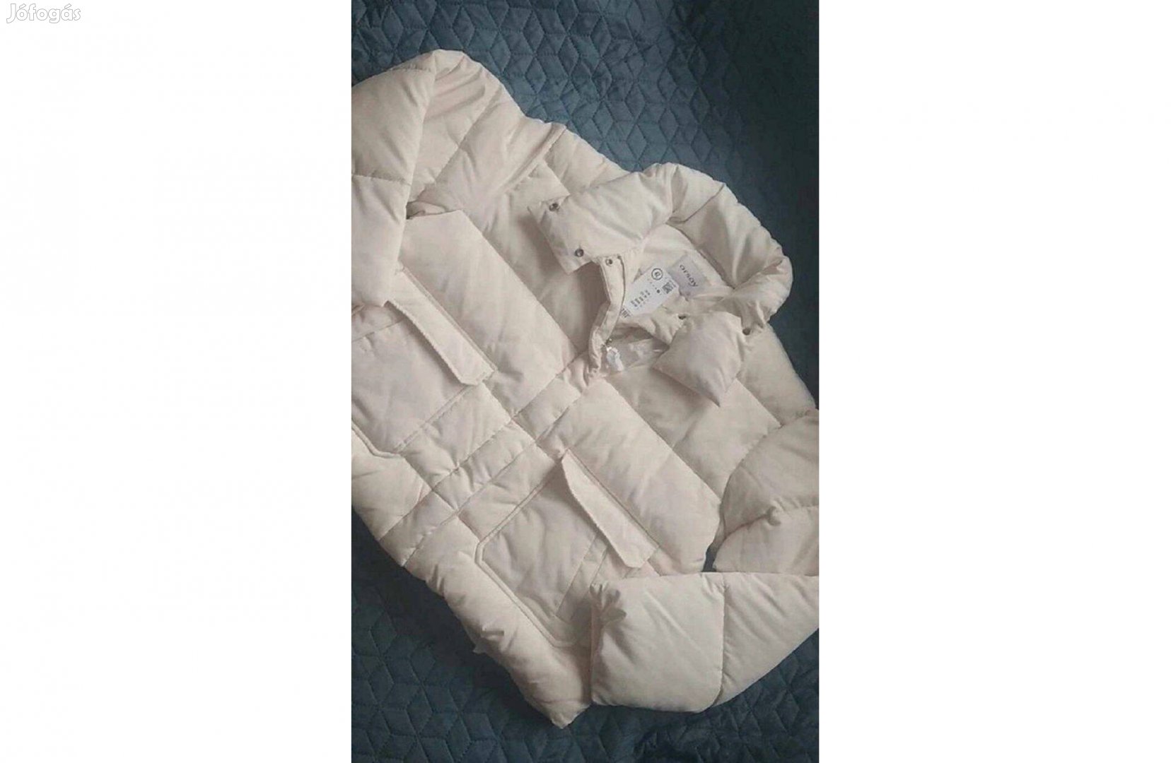 Új - Orsay női világos pufi dzseki, kabát - 42 ( XL ) méret