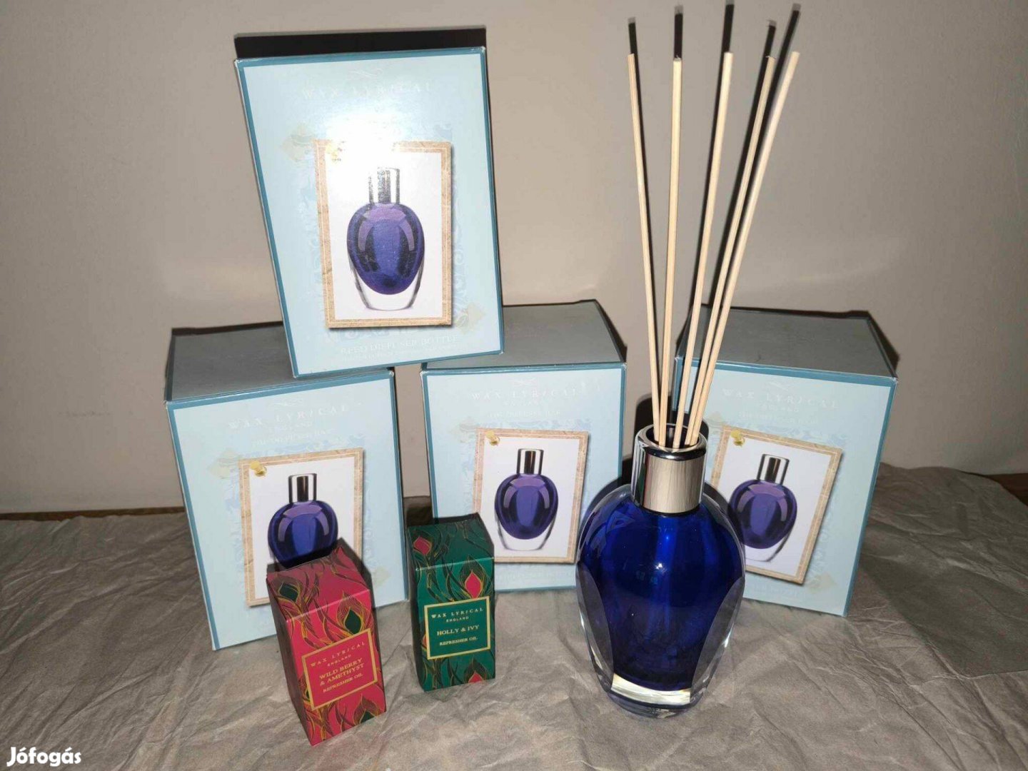 Új - Pálcás illatosító szett diffúzor - választható