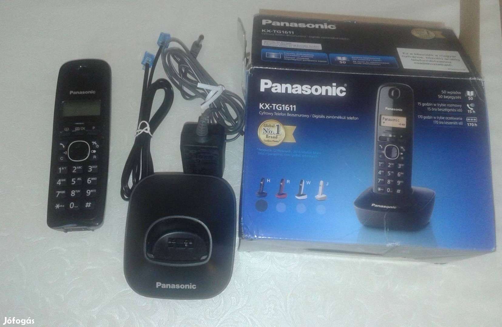 Új !-Panasonic Kx-TG1611HGH vezeték nélküli telefon