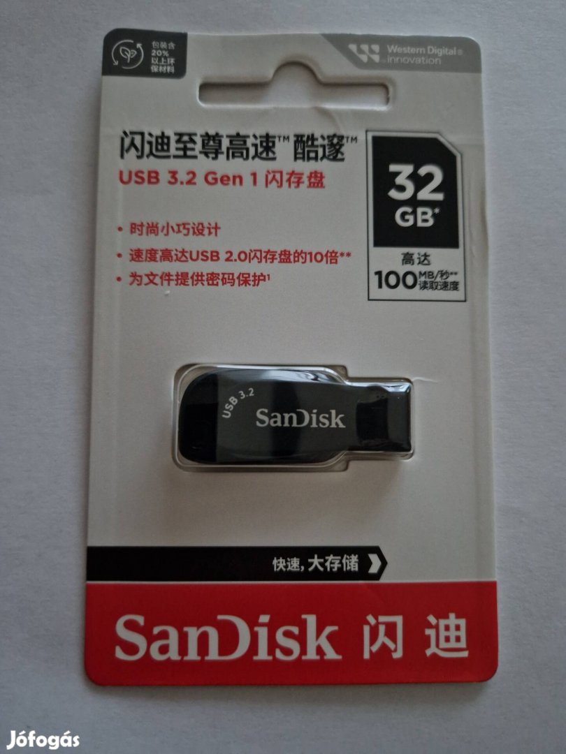 Új - Sandisk 32GB pendrive USB 3.2 