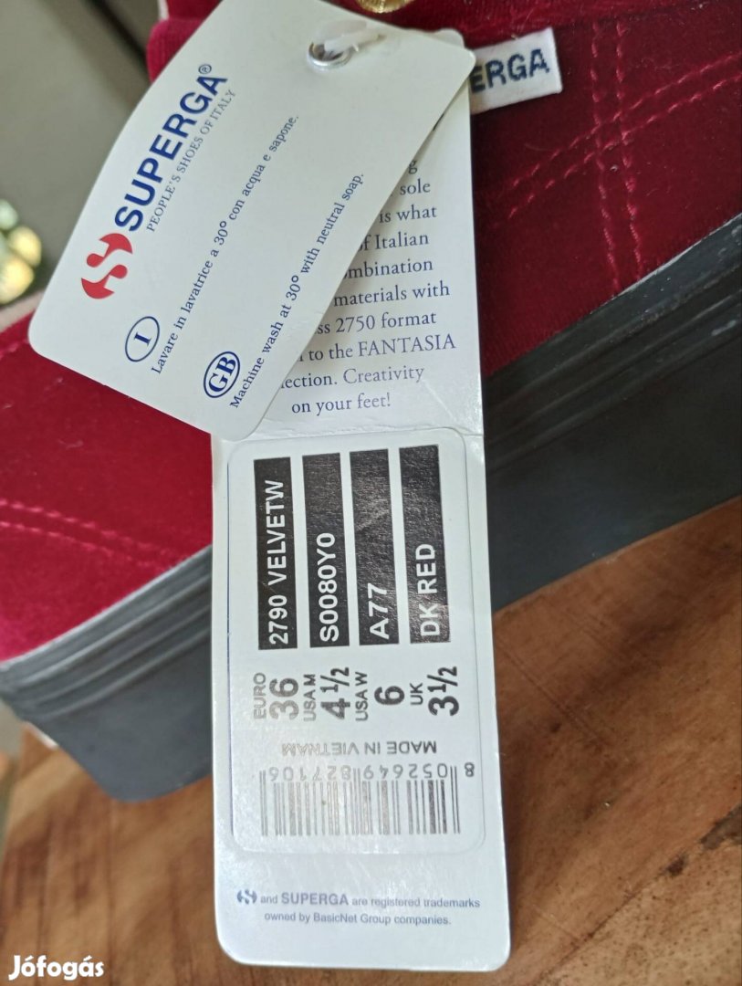 Új!! Superga női cipő, 36-os