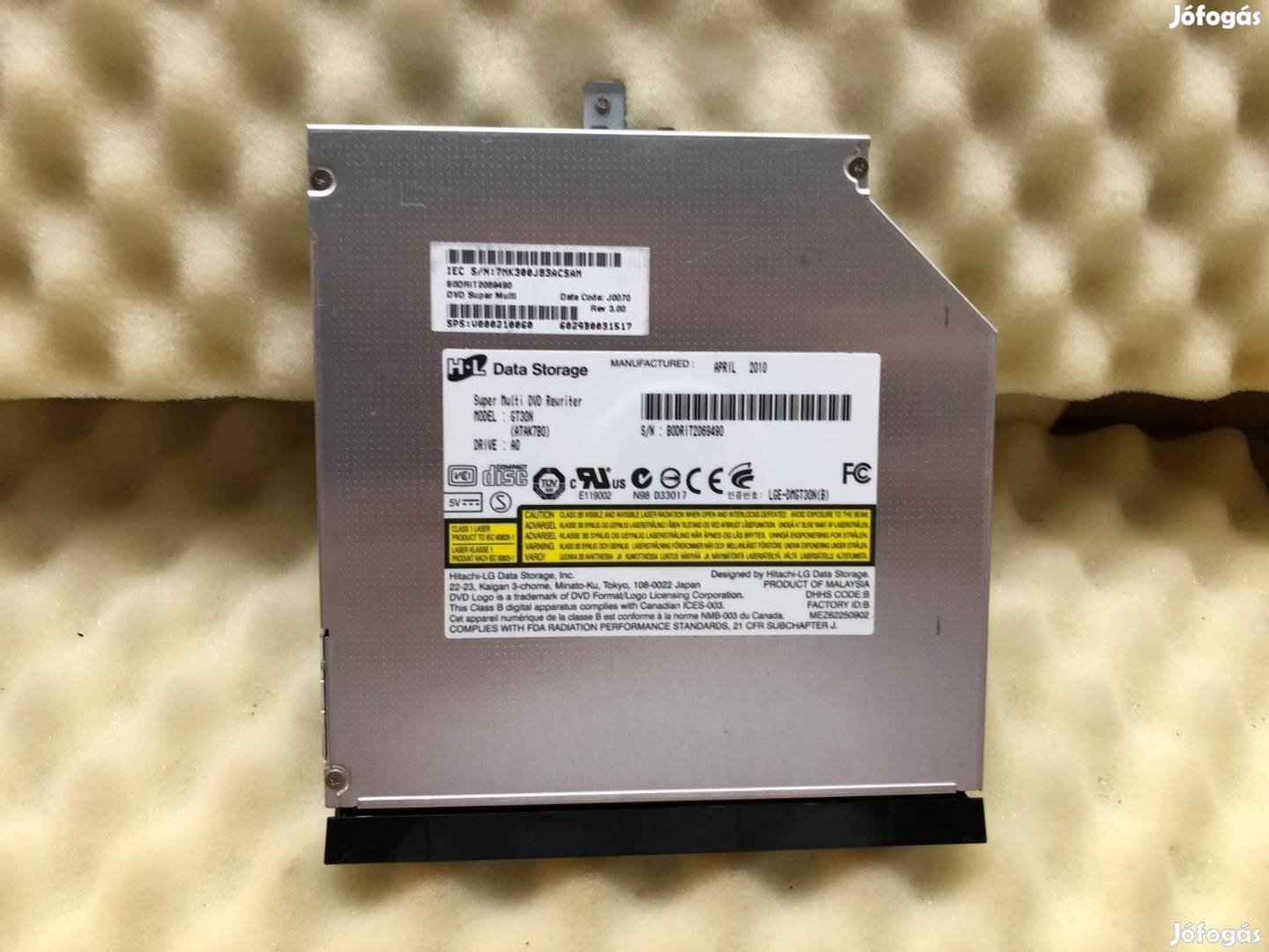 Új - Toshiba C655 C655D L650 L655 dvd komplett bontott V000210060