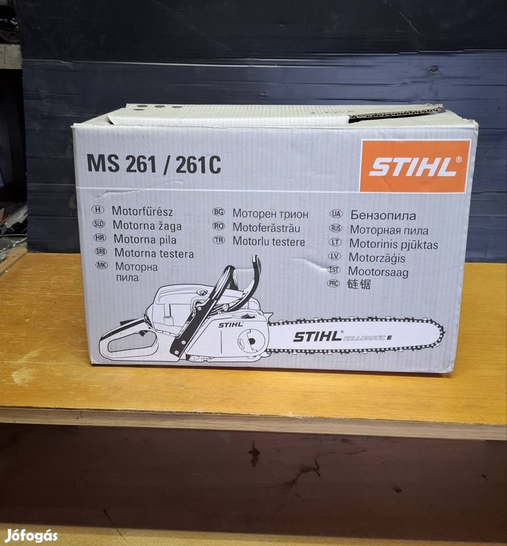 Új!!! Stihl MS 261/261C robbanó motoros láncfűrész