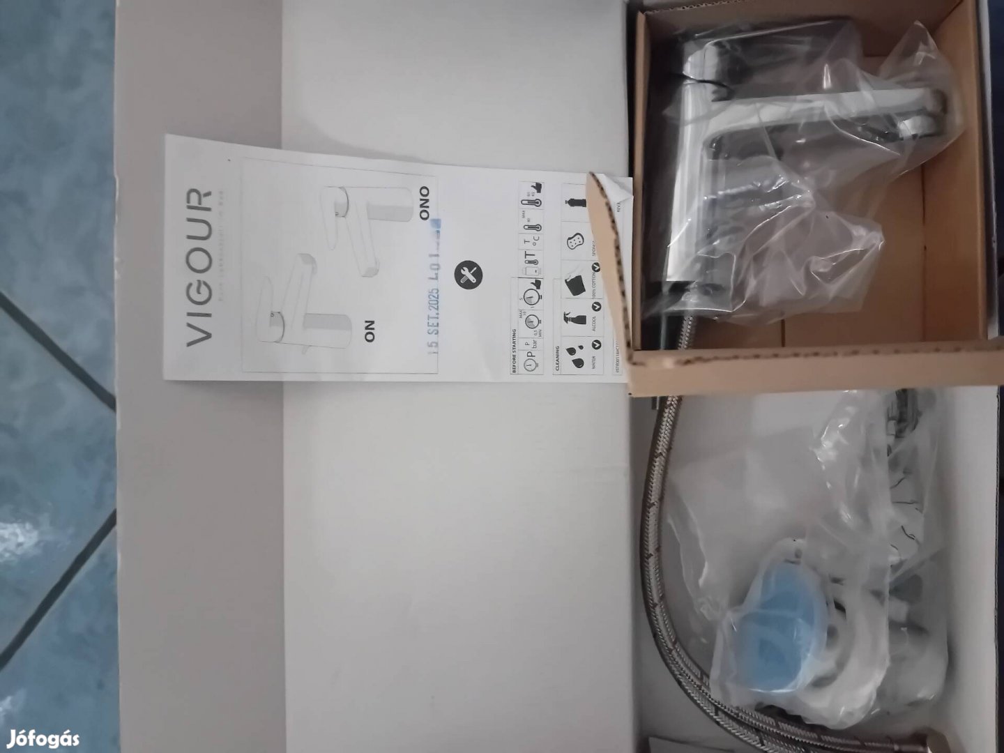 Új Vigour egykaros csaptelep