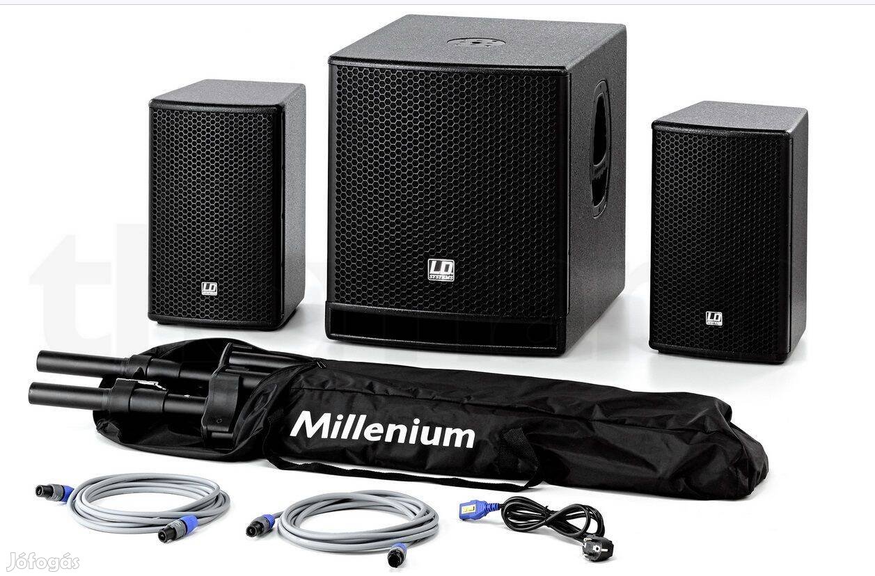 Új!! - LD Systems Dave 12 G3 hangrendszer + állványok + kábel + táska