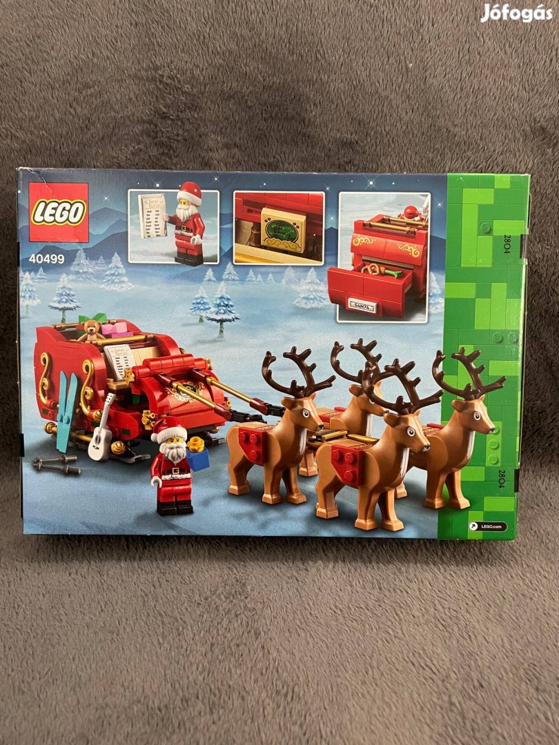 Új , bontatlan 40499 LEGO A Mikulás szánja