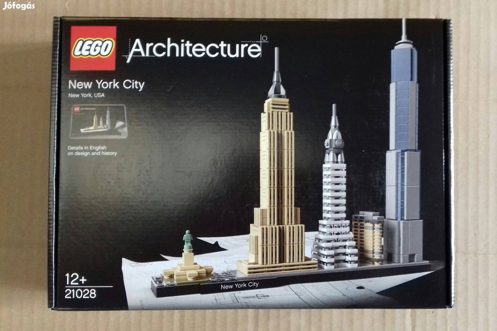 Új - bontatlan Lego Architecture 21028 New York. Creator City Posta OK