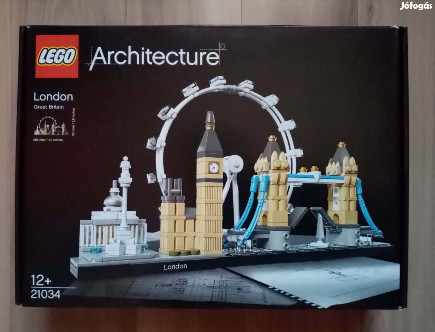 Új - bontatlan Lego Architecture 21034 London. City Creator. Posta OK