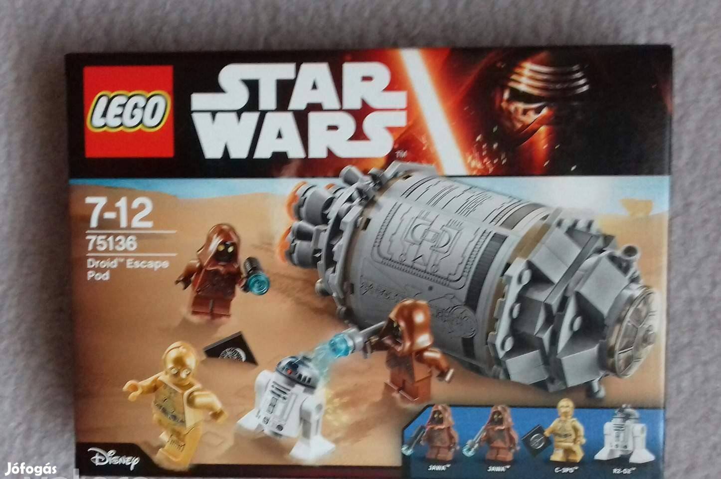 Új - bontatlan Lego Star Wars 75136 Droid kabin. Csomagban küldöm