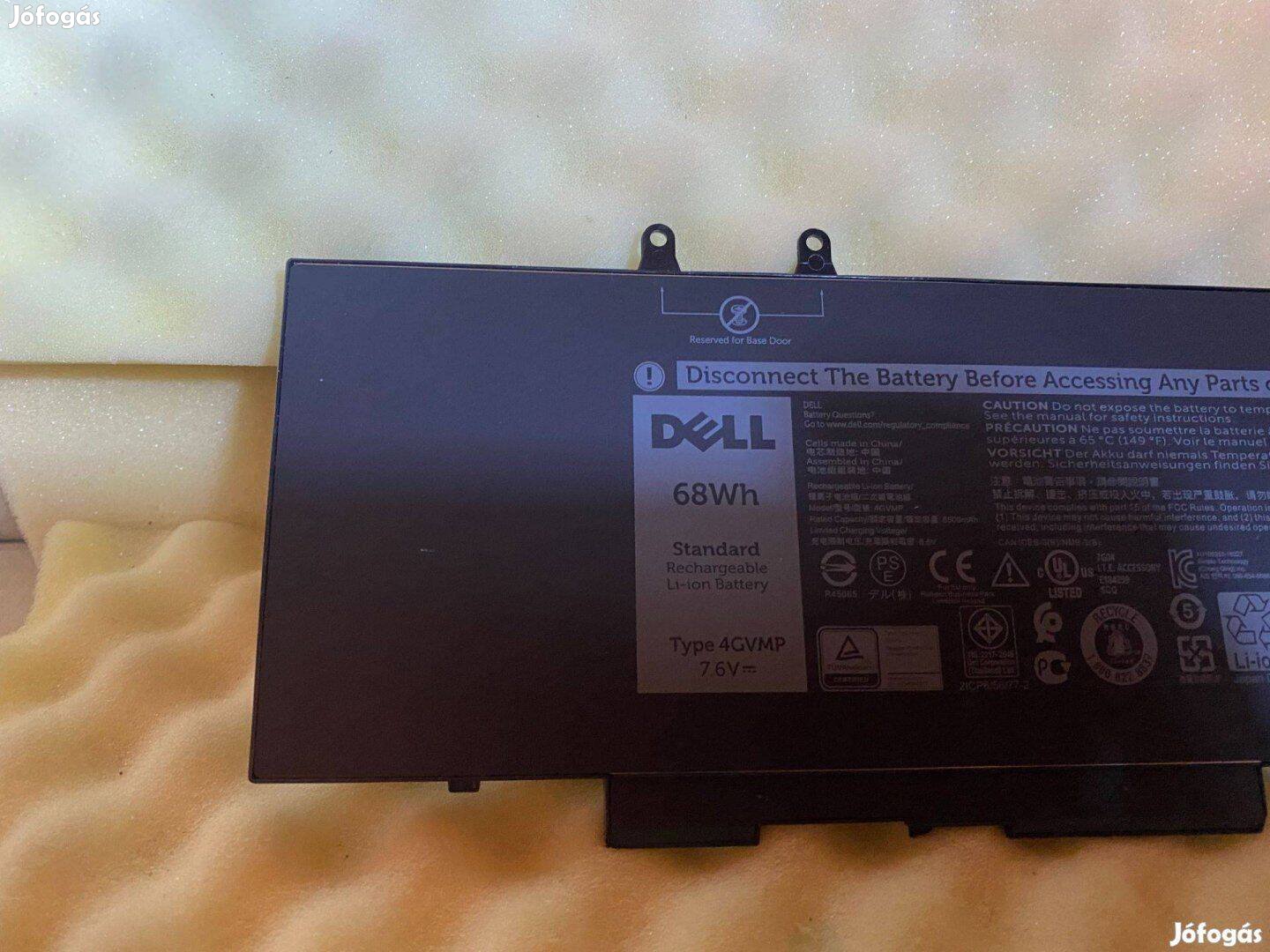 Új!, eladó Dell Latitude 5400 5500 Precision 3540 gyári akkumulátor 4G