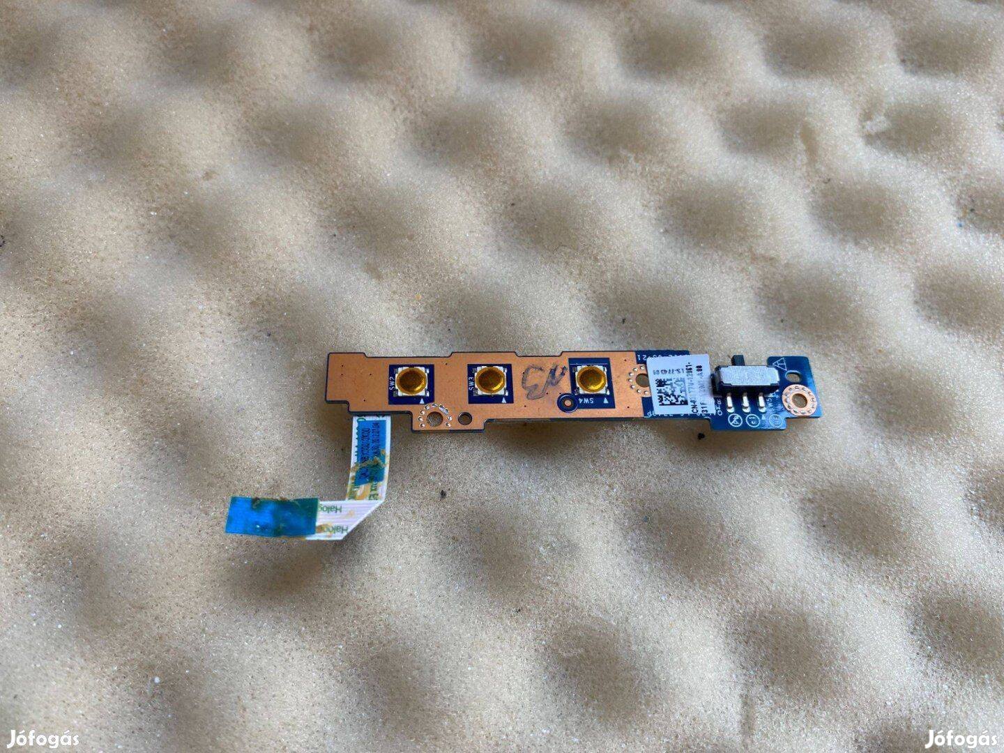 Új!, eladó Dell Latitude E6330 media button board bontott 38T7V 038T7V