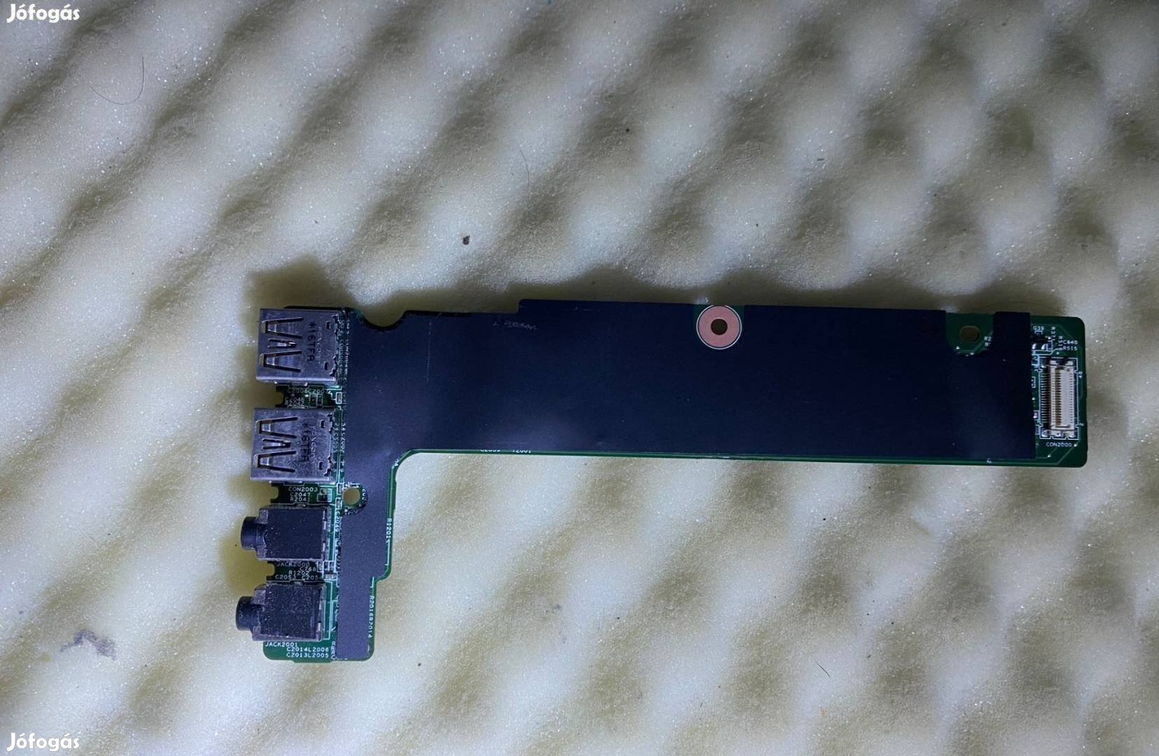 Új!, eladó HP Elitebook 8560P USB board 8560P fejhallgató csatlakozó 8