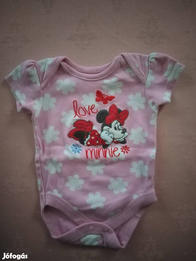 Új - újszülött lány body Disney Minnie Mickey egér rövid ujjú George