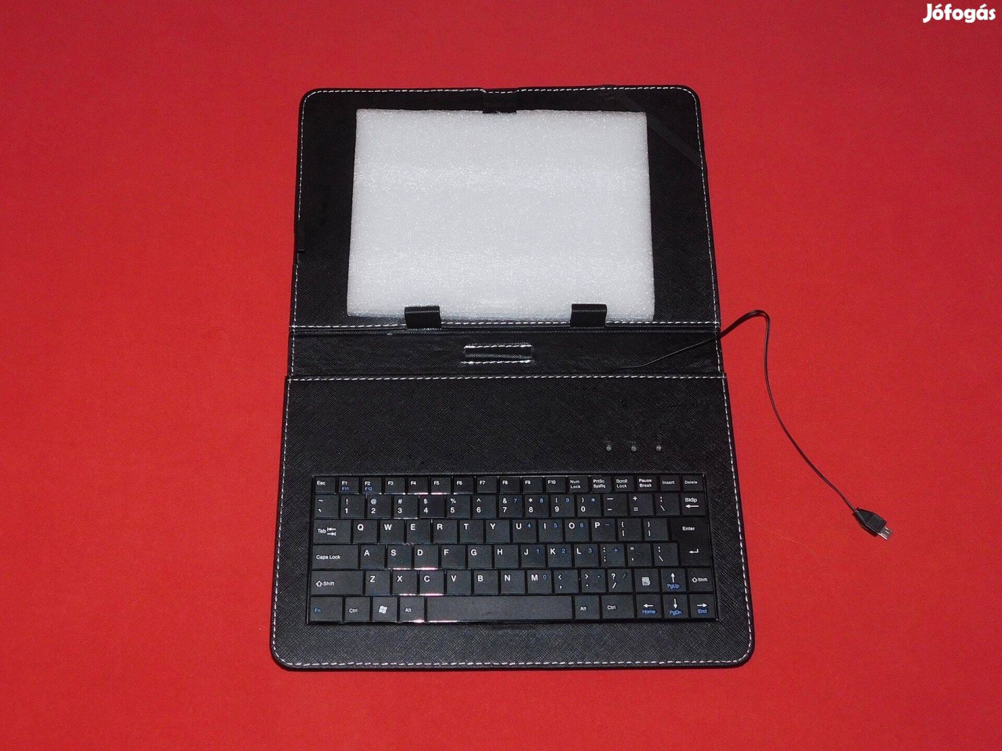 Új, billentyűzetes tablet tartó, tok, állvány, 10-12 colos táblagéphez