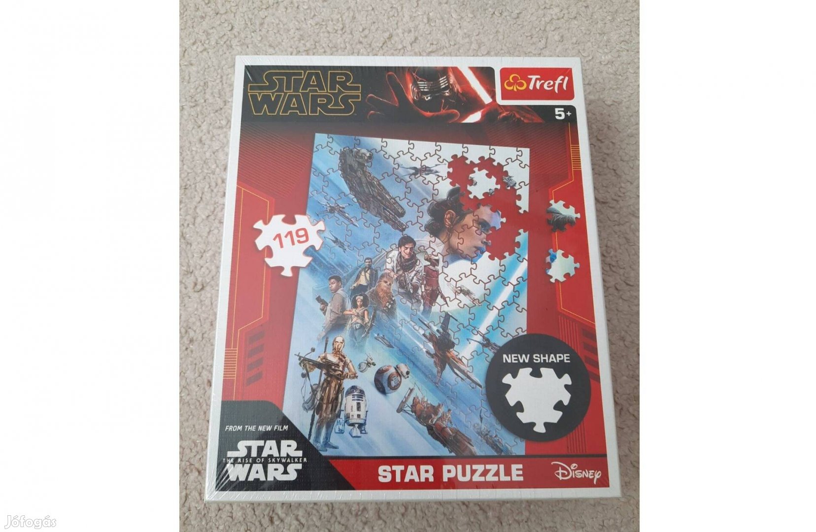 Új, bontatlan 119 db-os Star Wars The Rise of Skywalker puzzle