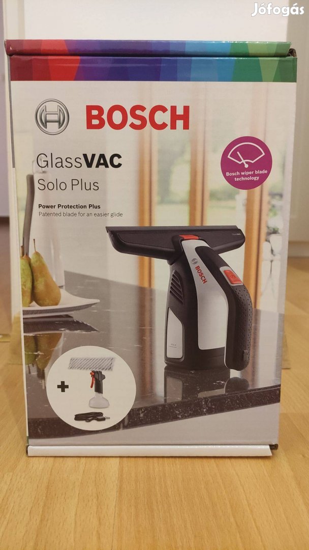 Új, bontatlan Bosch Glassvac akkumulátoros ablaktisztító