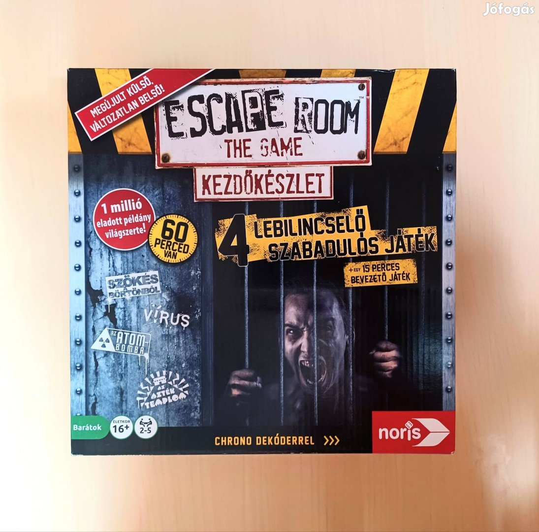 Új, bontatlan Escape Room The Game szabadulószoba társasjáték