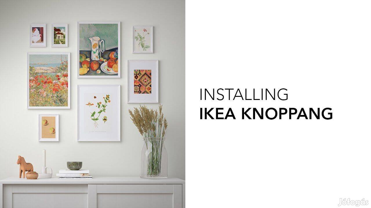 Új, bontatlan IKEA knoppang képek, képinstalláció